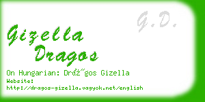 gizella dragos business card